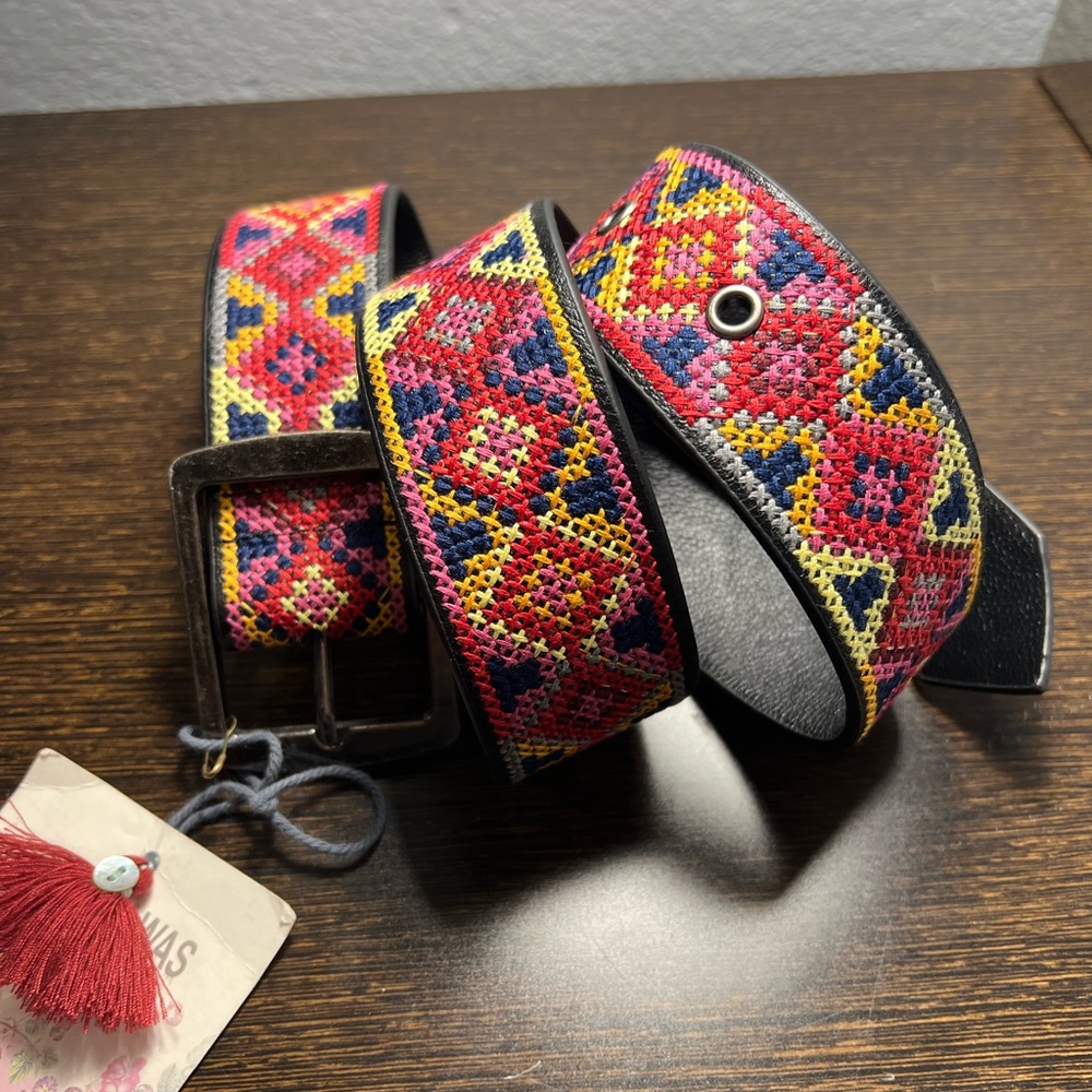 JOHNNY WAS LEATHER BELT